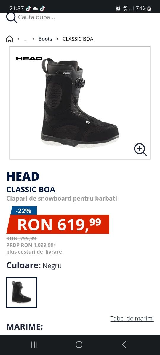 Boots Head Classic BOA