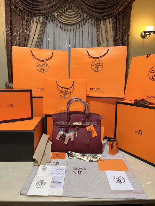 Geanta Hermes Birkin 35cm Burgundy/Accesorii Gold