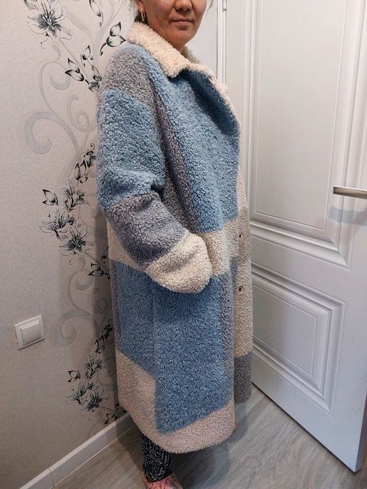 Шуба тедди натуральная овчина