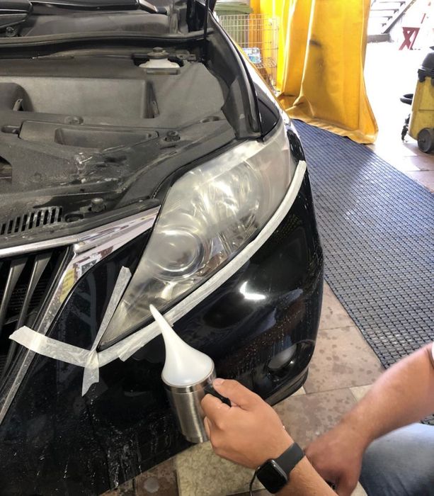 Полировка автооптики