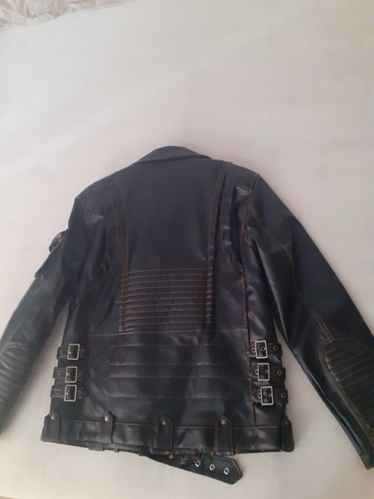 Geaca moto piele