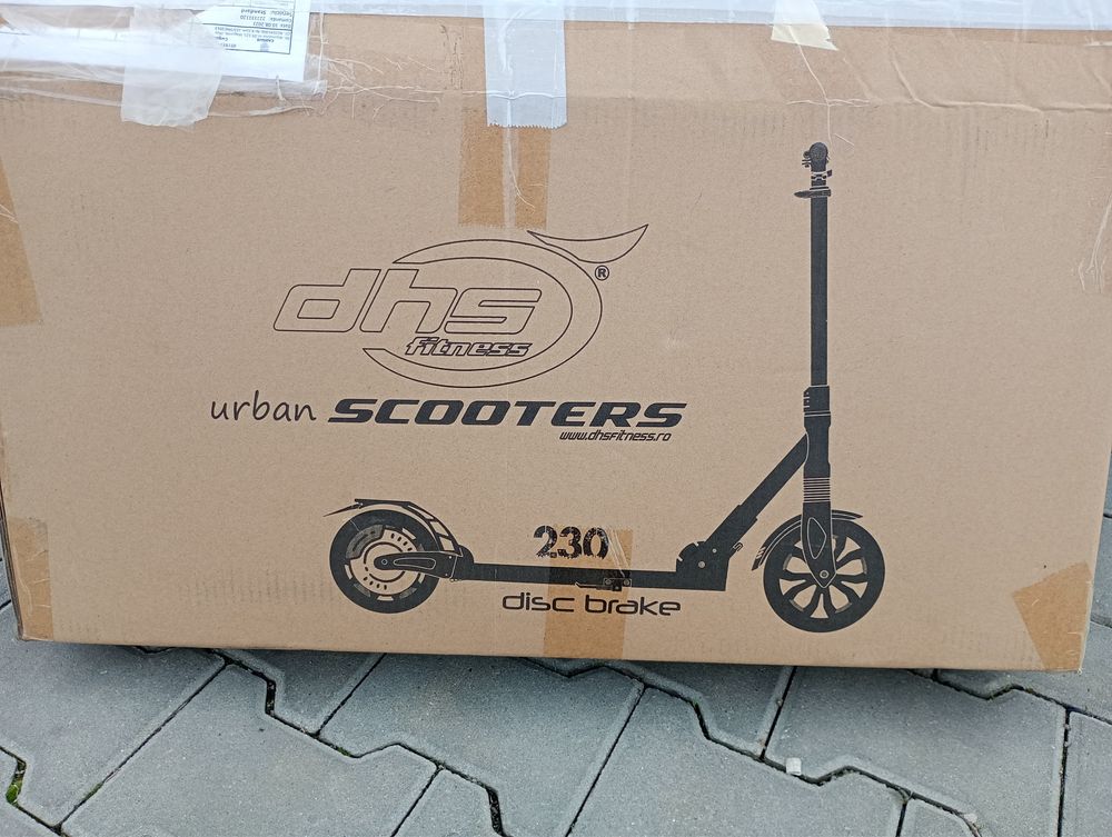 Trotinetă DHS 230 pliabilă,cu frână pe disc