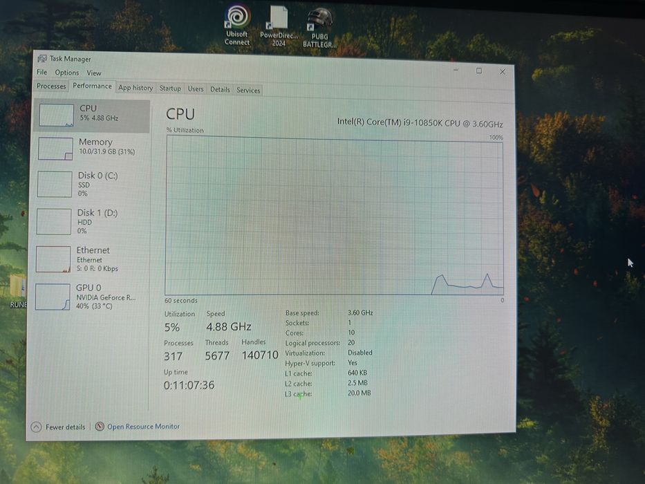 Vand calculator gaming intel i9