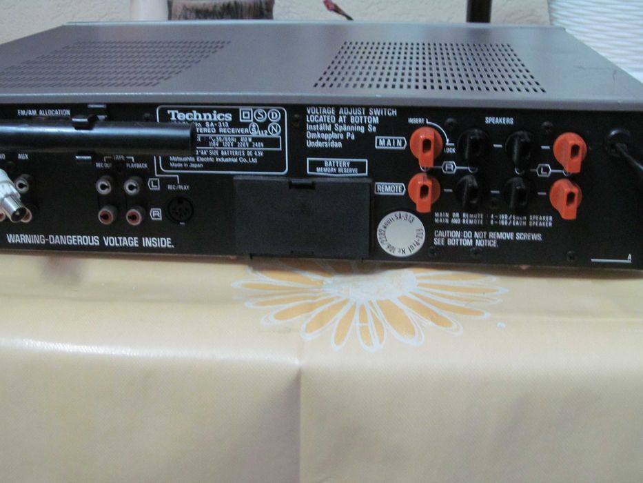 TECHNICS  SA 313 , amplituner , de colectie
