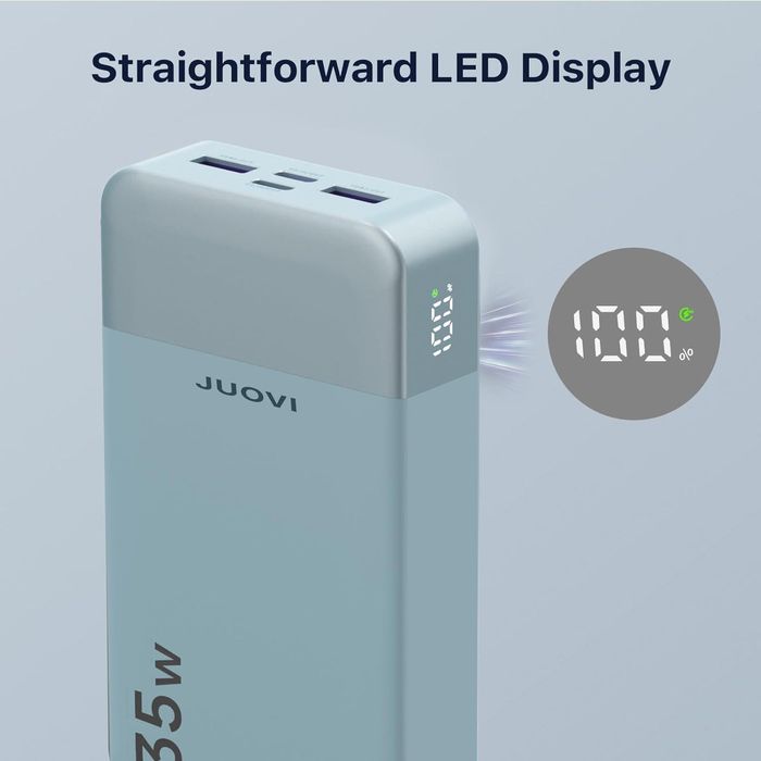 Baterie externă 20000mAh 45W,încărcare rapidă PD3.0,afișaj LED,sigilat