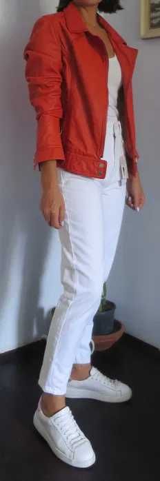 КЪСО БАЙКЪР ЯКЕ от естествена кожа - Oakwood