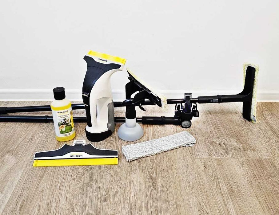 Aspirator geamuri KARCHER -WV 6 Premium + Kit extensie+Detergent 500ml