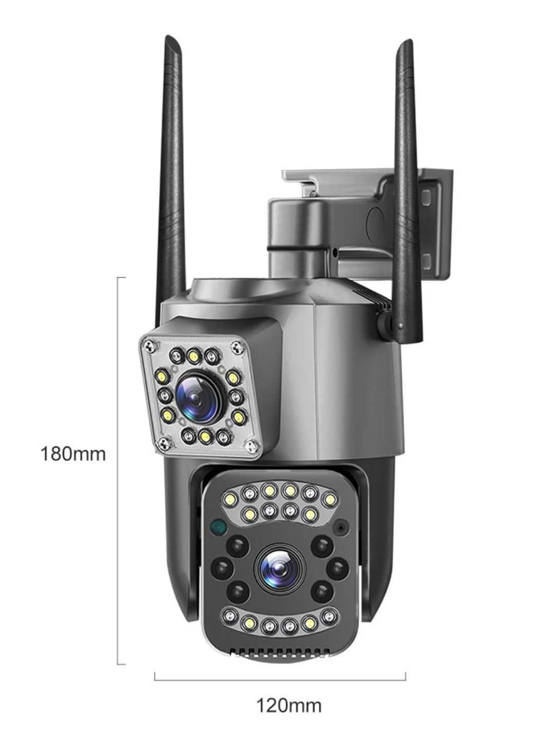 V380 PRO, Wi-FI orqali iishlaydi. Tashqi online smart videokamera