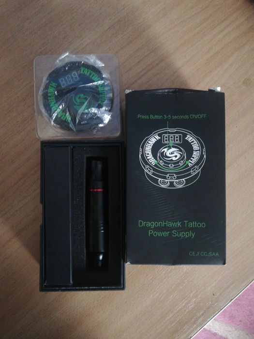 Тату машинка и блок