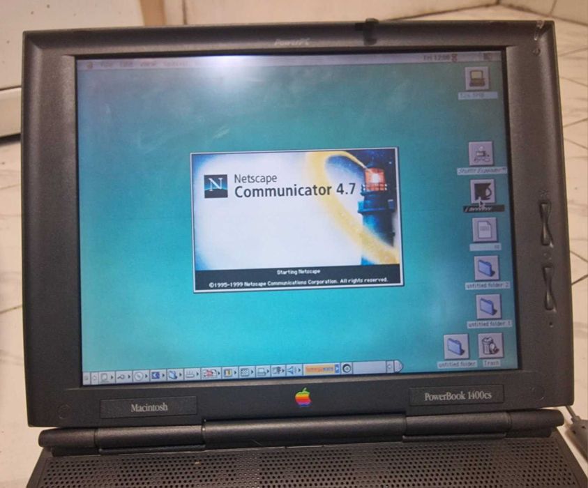Лаптоп Apple Macintosh PowerBook 1400cs модел 1996 година