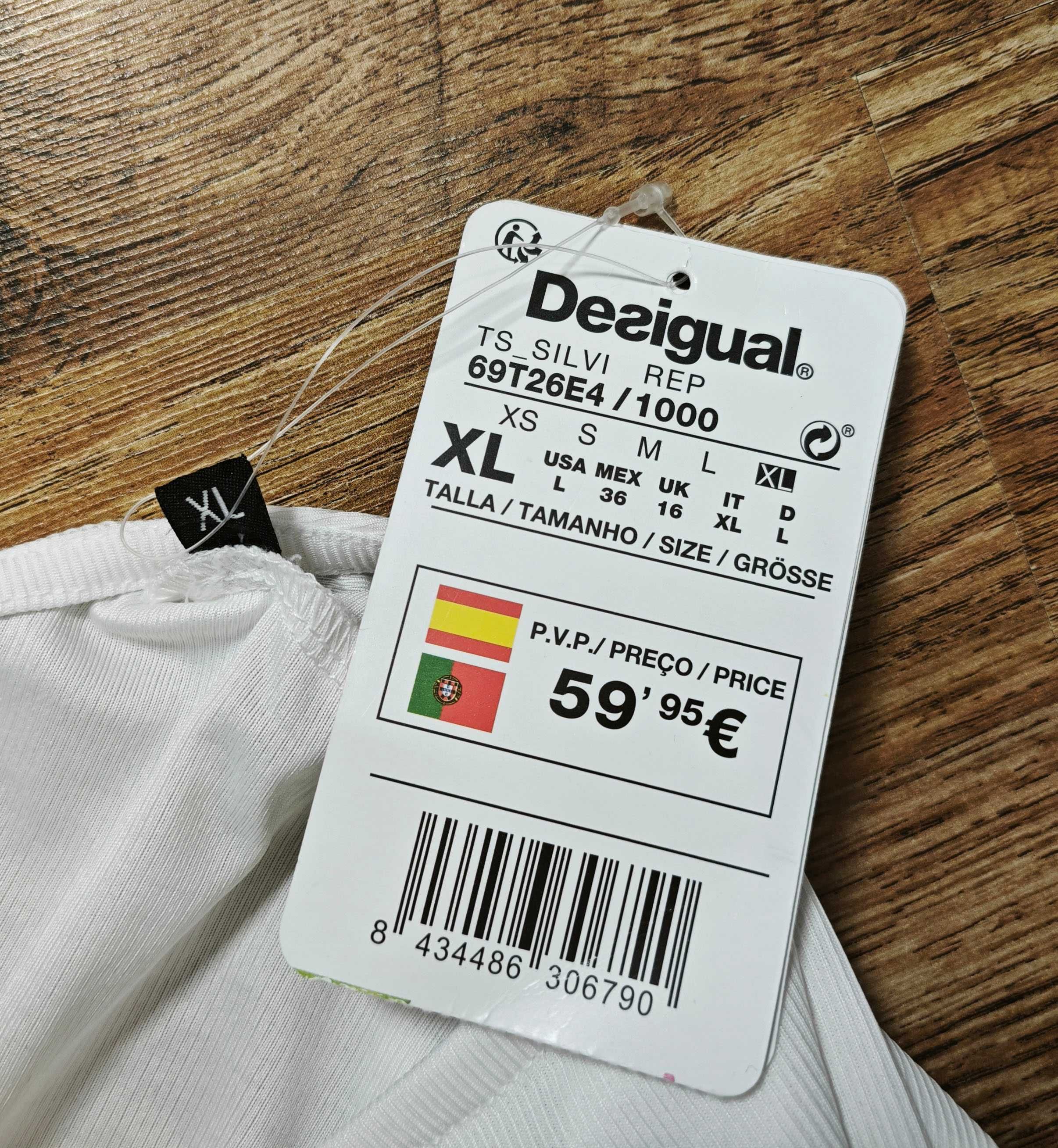 DESIGUAL Оригинална флорална блуза размер XL  Нова