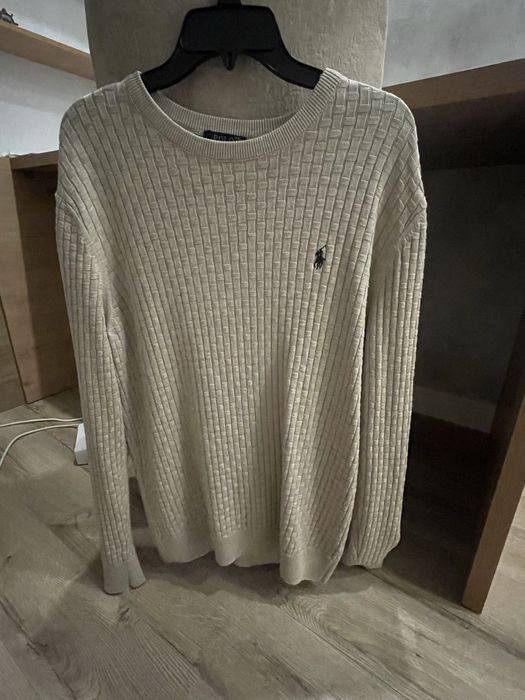 Polo Ralph Lauren Natural Cable Knit Jumper