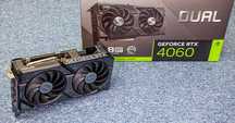 ASUS Dual GeForce RTX 4060 OC, 8GB GDDR6, 128-bit