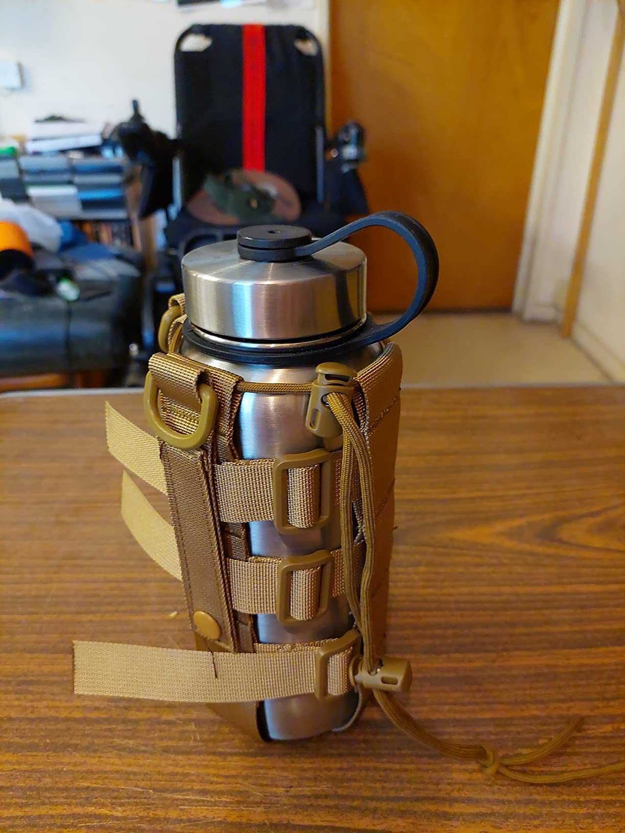 Водоустойчива чантичка за бутилка (0.5L – 2.5L) за къмпинг и туризъм