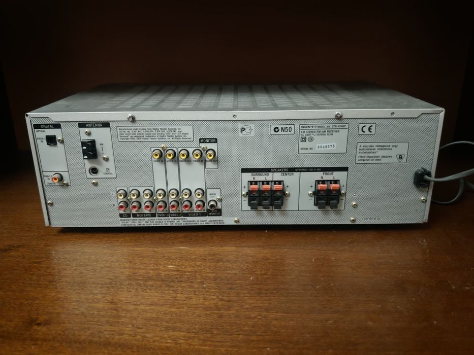 Sony str-k740p 5.1 Dolby digital, Digital dts, pro logic.