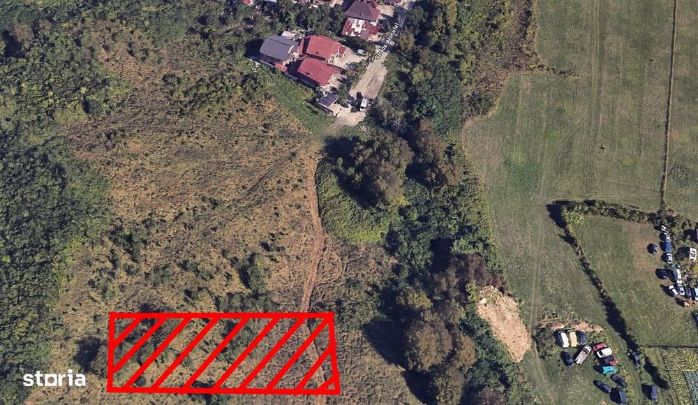 Teren intravilan str. Alunului 2524mp, parcelabil, investitie