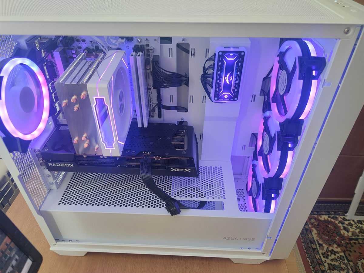 Геймърски компютър Ryzen 5600x, XFX6600xt, 32gb ddr4, 1tb nvme