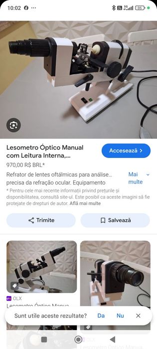 Lensmetru manual microscop lentile