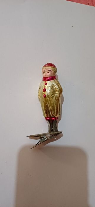 Елочные ёлочные игрушки СССР из стекла подвесная