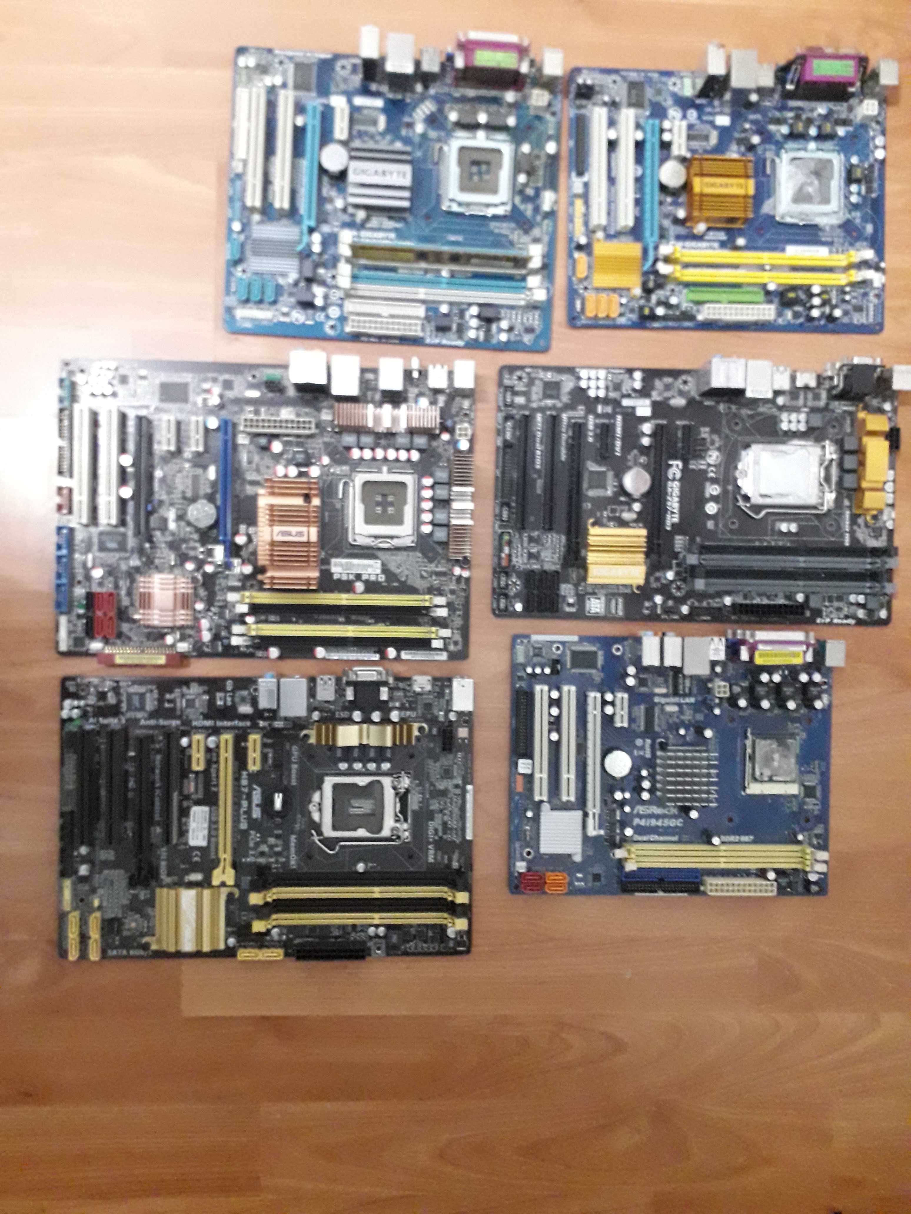 2 buc. i5 6500, kit i5 3750k, lot placi video AGP, placi de baza def.