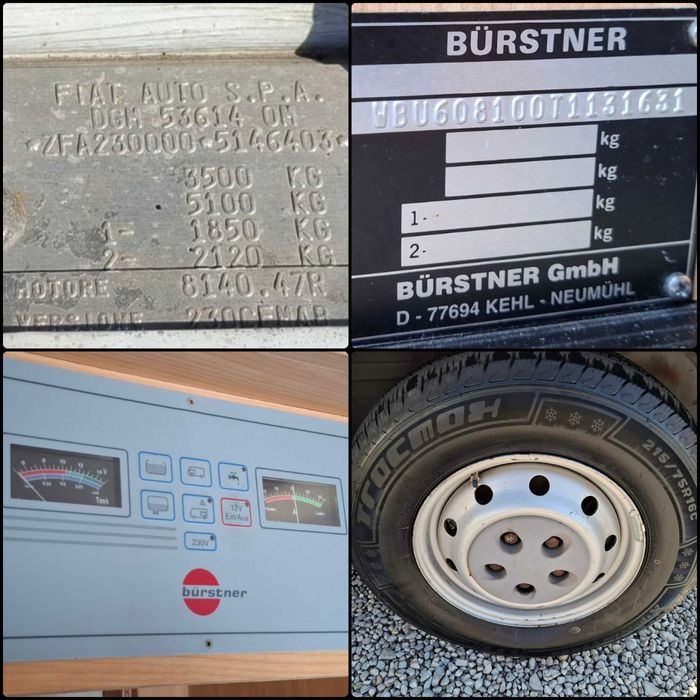Кемпер Fiat Ducato 2.5TDI CAT Bürstner Semi Integral