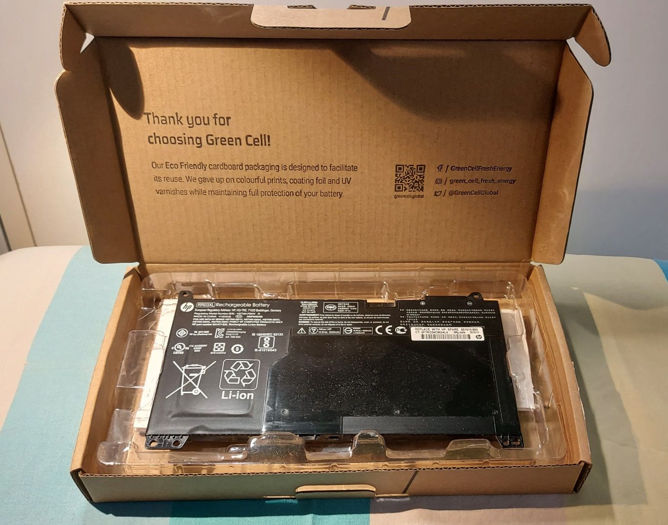 Оригинална батерия за лаптоп HP