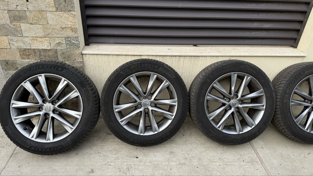 Jante cu anvelope m/s michelin dimensiune 235/55/19 lexus toyota mazda