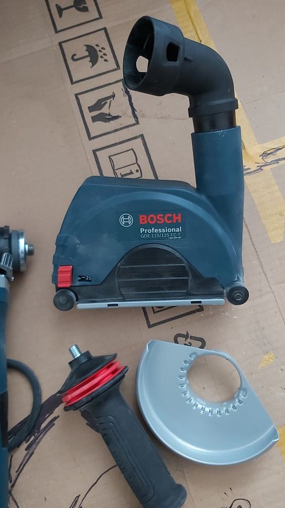 Polizor Bosch gws 13-125 cie + accesoriu aspirare praf gde 115/125 fc-