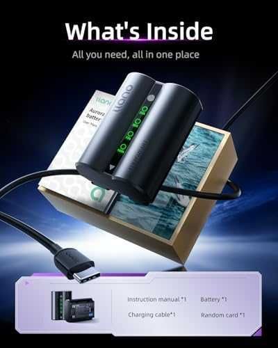 Камерна батерия NP-W235 2600mAh с LED индикатор за Fujifilm X-T5/X-T4