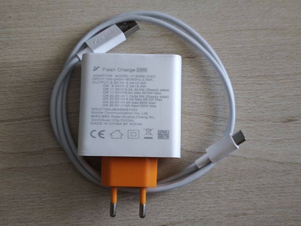 incarcator flash charge 120w vivo
