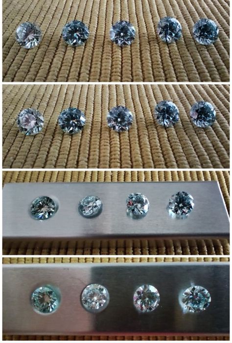 Piatra moissanite diamant 1 carat VVS1