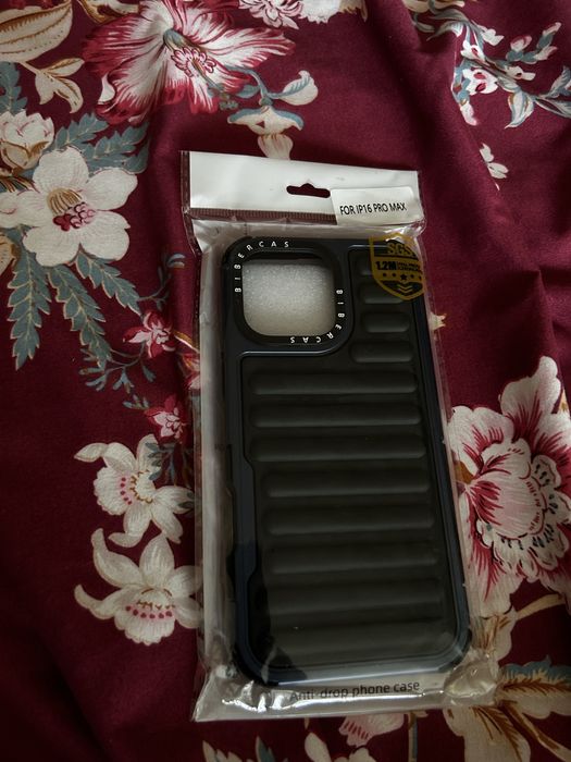 Husa iPhone 16 Pro Max, Albastru Negru