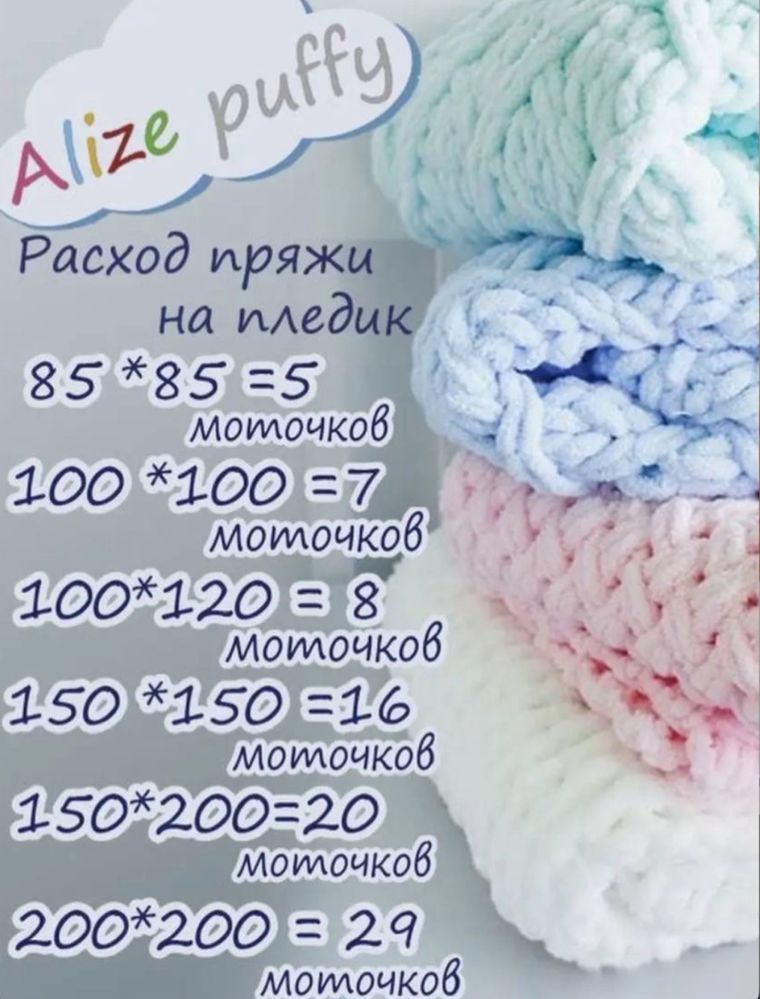 Пряжа Alize Puffy оранжевая 06 суперская