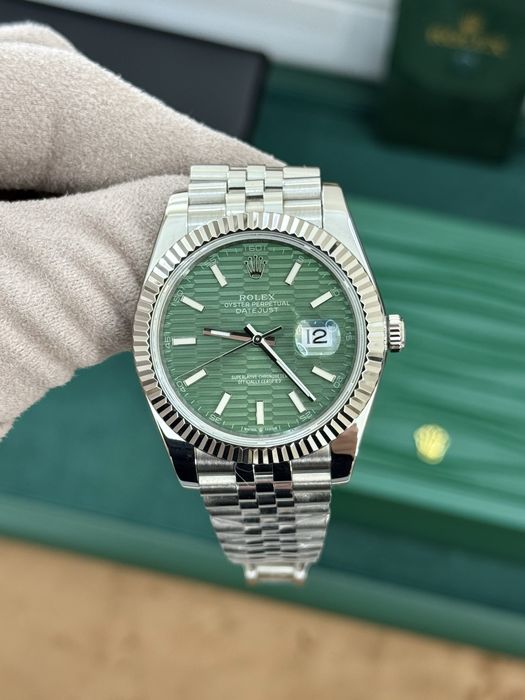 Rolex Date-Just 41mm Mint Green