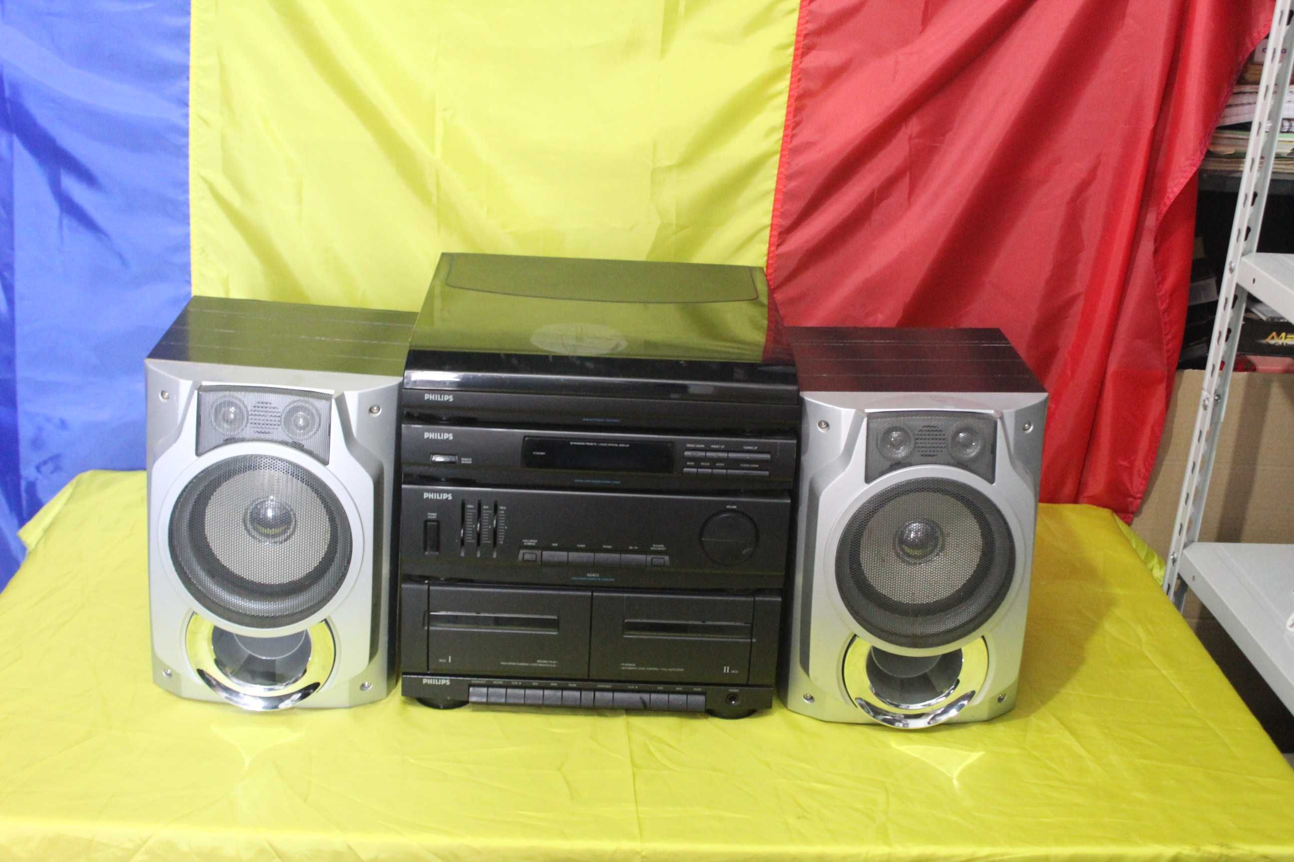 Combina cu pick-up veche - ( Germania)  PHILIPS  AS 405