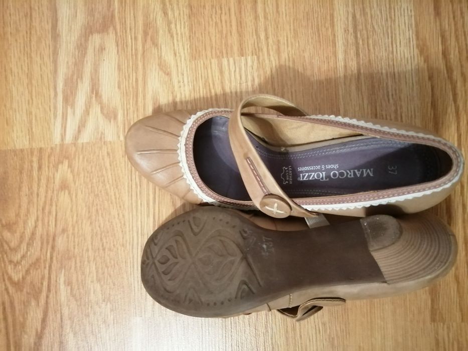 Vând pantofi de piele, damă Marco Tozzi