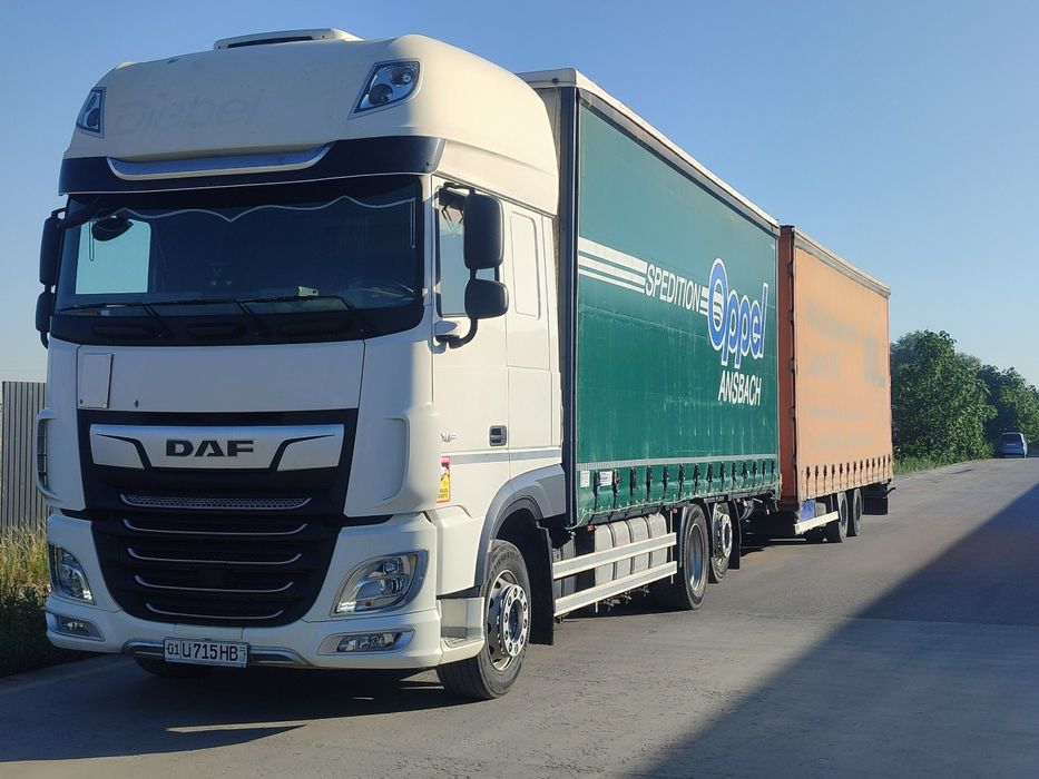DAF XF EURO 6 – ПАРАВОЗ + прицеп Сотилади