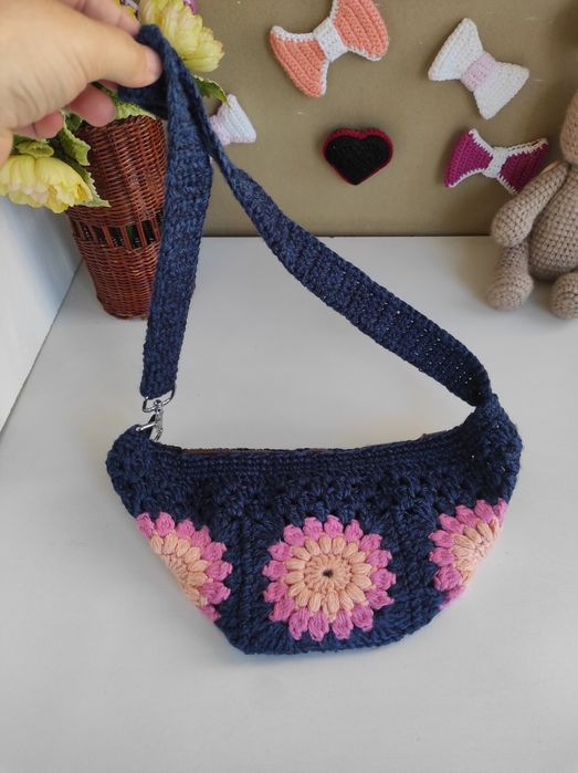 Сумка вязаная крючком