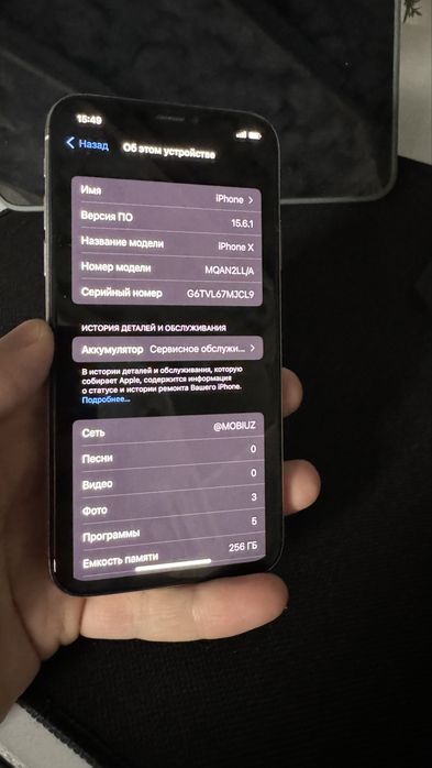 Iphone X white 256 Gb