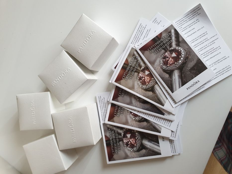 Pandora shine талисмани и гривна - оригинал със сертификат