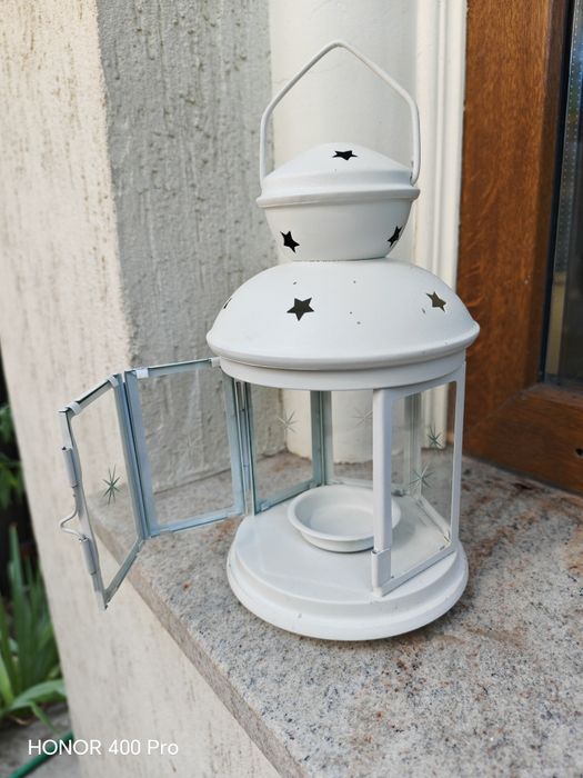 Felinar decorativ pentru lumânare pastilă