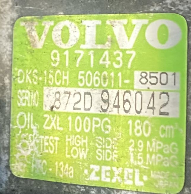 Volvo s80 2.4d 2002 година Компресор Климатик