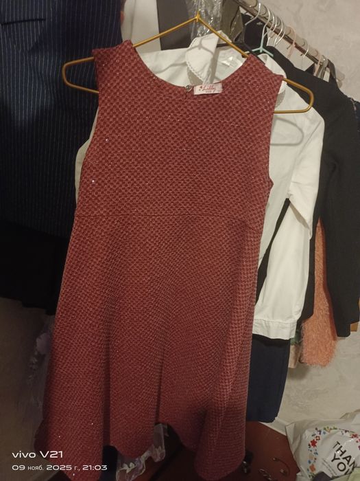 Костюм-платье на девочку 7-8-9 лет