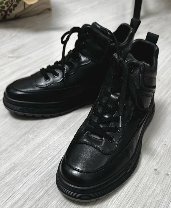 Ботинки зимние 39 размер кожаные мужские подростковые