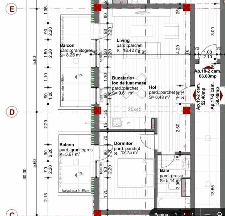 De la Proprietar Apartament zona Iulius Mall, 2 camere 53mp+ 14 terasa