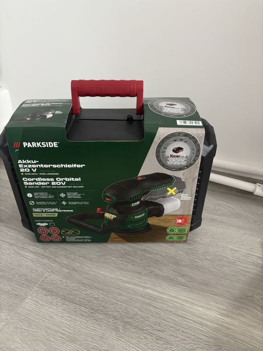 Parkside slefuitor orbital rotativ cu excentric polish