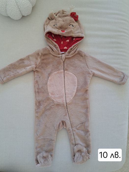 Коледни бебешки дрешки