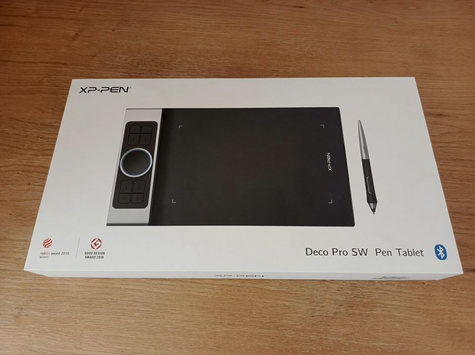 Tabletă grafică XP-Pen Deco Pro SW – stare excelentă, cu stylus și cab