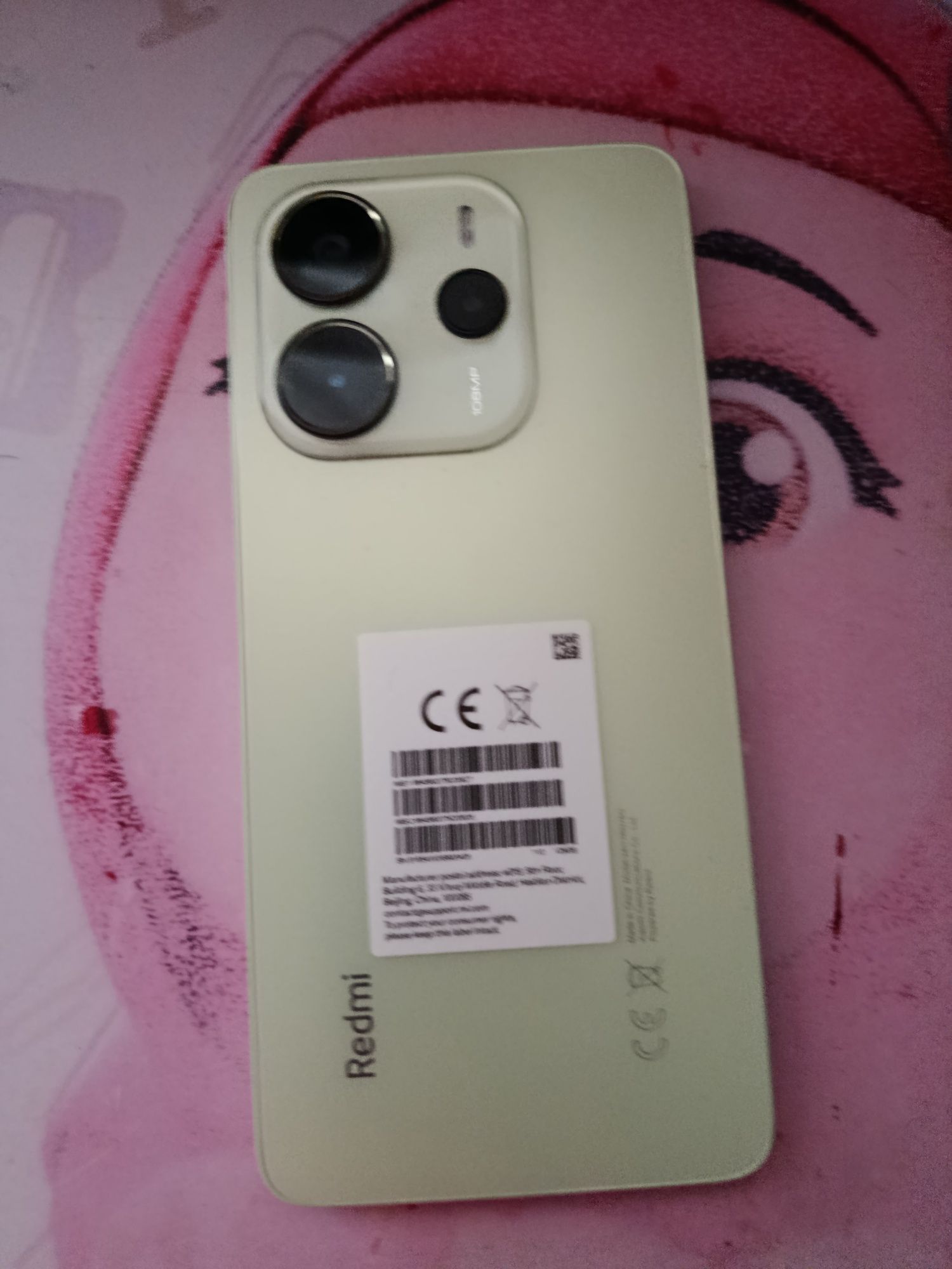 Redmi note 14 6/128 gb karabka dakiminti bor