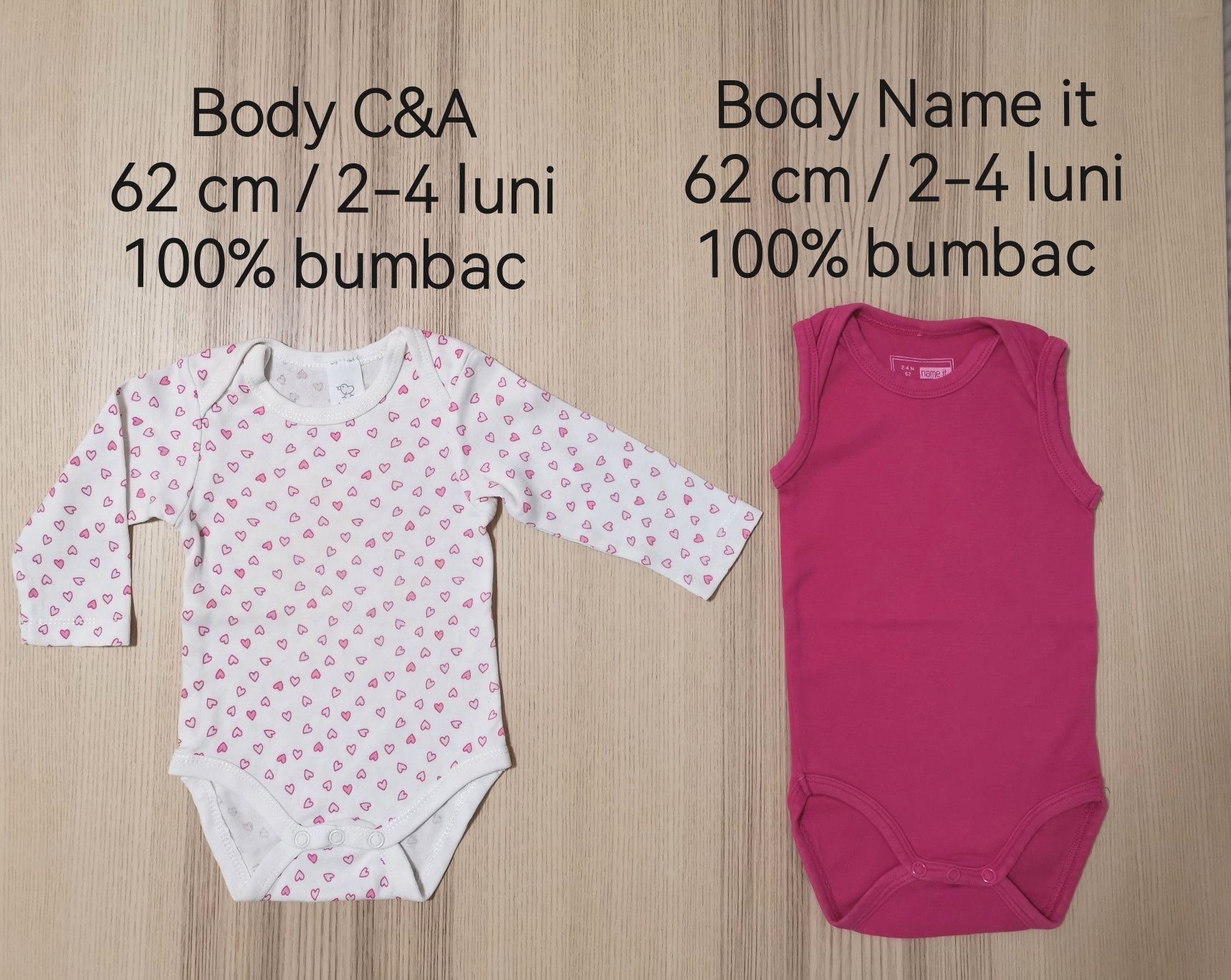 Lot haine fetiță, 0-6 luni / 50 - 68 cm